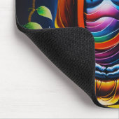 Buddha - Blühende Mindheit Mousepad (Ecke)