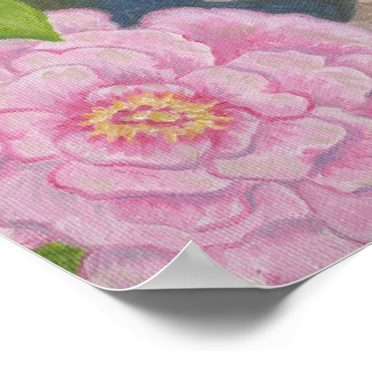 Buddha-Blume Poster (Ecke)