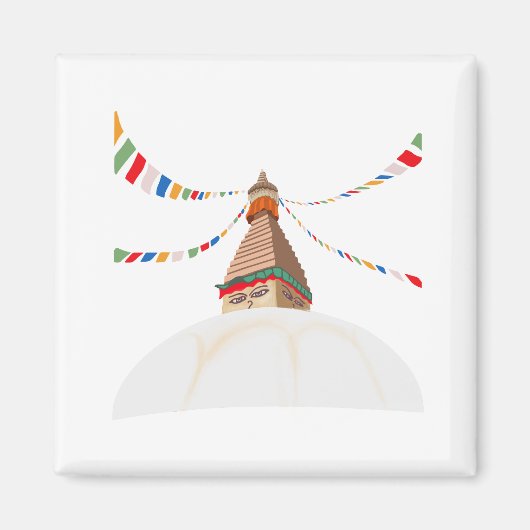 Buddha Boudha Swayambhu Magnet (Vorne)