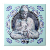 Buddha Breathe Fliese (Vorderseite)