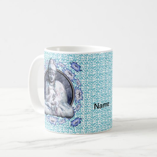 Buddha Breathe Kaffeetasse (Vorderseite Links)