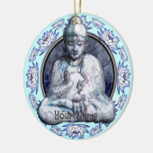 Buddha Breathe Keramik Ornament (Links)