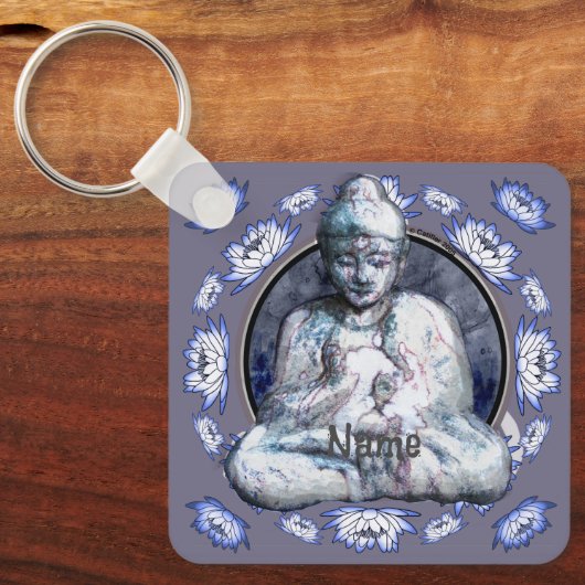 Buddha Breathe Schlüsselanhänger (Vorderseite)