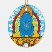 BUDDHA-BRÖTCHEN KERAMIK ORNAMENT (Links)