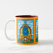BUDDHA-BRÖTCHEN ZWEIFARBIGE TASSE (Links)