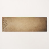 Buddha Brown Personalisiert Yogamatte (Rückseite (Horizontal))