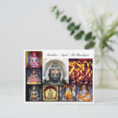 Buddha & Buddha Statuen, Shakyamuni dharma / Nepal Postkarte (Stehend Vorderseite)