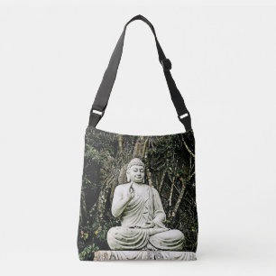 buddha, buddhismus, asiatisch, traditionell, relig tragetaschen mit langen trägern