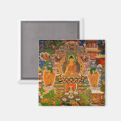Buddha Buddhismus Blessing Boho Bohemisch Magnet (Vorderseite/Rückseite)