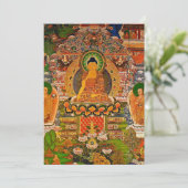 Buddha Buddhismus Segen Boho Bohemisch Einladung (Stehend Vorderseite)