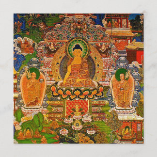 Buddha Buddhismus Segen Boho Bohemisch Einladung