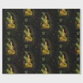 Buddha Buddhistische Statue Geschenkpapier (Flach)