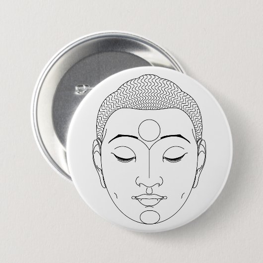 Buddha Button (Vorne & Hinten)
