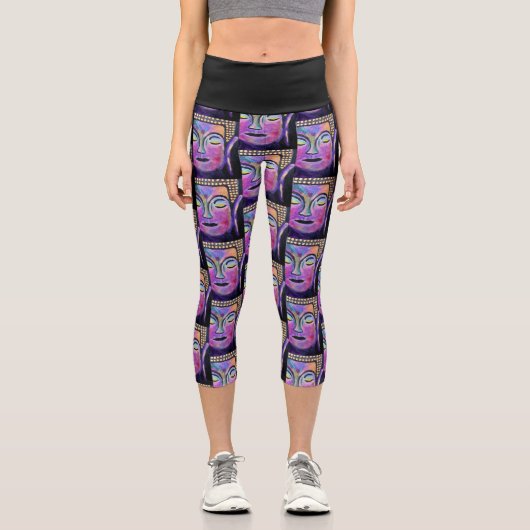 Buddha Capri Leggings (Vorderseite)