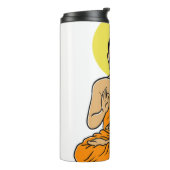 Buddha Cartoon Buddhism.net Thermosbecher (Nach links gedreht)