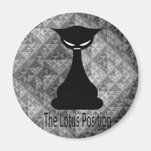 Buddha Cat Magnet (Vorne)