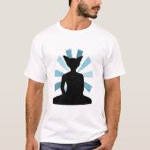 Buddha Cat T - Shirt (Vorderseite)