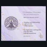 Buddha Chakra Energy Healer Reiki Horizontal Flyer<br><div class="desc">Schöne Marble Lila Waves Buddha Reiki Master/Yoga Practitioner/Massage Therapie Vollständig bearbeitbare Vorlage für Flyer. Ändern Sie den Text einfach, indem Sie auf die Option "Personalisieren Sie diese Vorlage" klicken. Sie können Text, Schriftart, Farbe und Größe anpassen. Karo diese Auflistung für passende Elemente aus. Haben Sie spezielle persönliche Designwünsche? Kontaktieren Sie...</div>