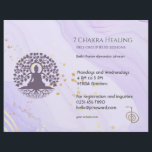 Buddha Chakra Energy Healer Reiki Horizontal Flyer<br><div class="desc">Schöne Marble Lila Waves Buddha Reiki Master/Yoga Practitioner/Massage Therapie Vollständig bearbeitbare Vorlage für Flyer. Ändern Sie den Text einfach, indem Sie auf die Option "Personalisieren Sie diese Vorlage" klicken. Sie können Text, Schriftart, Farbe und Größe anpassen. Karo diese Auflistung für passende Elemente aus. Haben Sie spezielle persönliche Designwünsche? Kontaktieren Sie...</div>