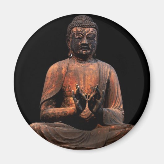 Buddha Coffee Tasse Magnet (Vorne)