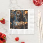 Buddha Coined Luncheon White Paper Napkins Serviette (Beispiel)