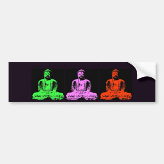 Buddha-Collage Autoaufkleber