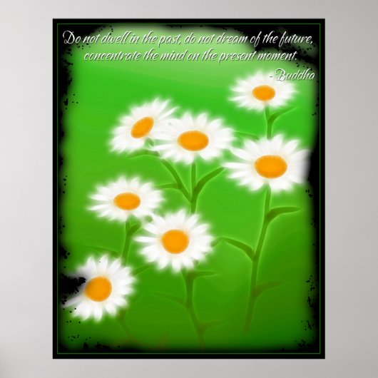 Buddha Concentrate Quote Poster (Vorne)