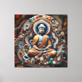 Buddha-Core-Geode Leinwanddruck (Vorderseite)