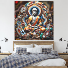 Buddha-Core-Geode Leinwanddruck