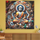 Buddha-Core-Geode Leinwanddruck (Insitu (Wohnzimmer))