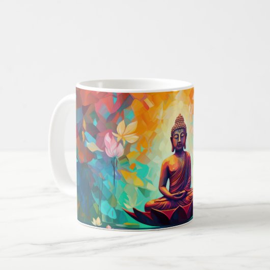 Buddha Cup Kaffeetasse (Vorderseite Links)