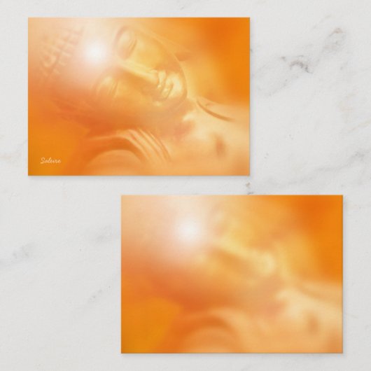 Buddha Daydreaming-Geschäftskarte Visitenkarte (Vorne/Hinten)