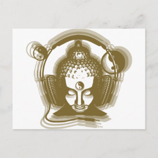 Buddha Deejay Postkarte