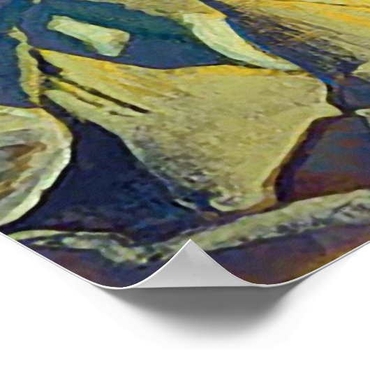 Buddha, der Eroberer von Nicholas Roerich Poster (Ecke)