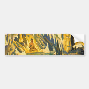 Buddha der Gewinner (buddhistische Kunst) (von Roe Autoaufkleber