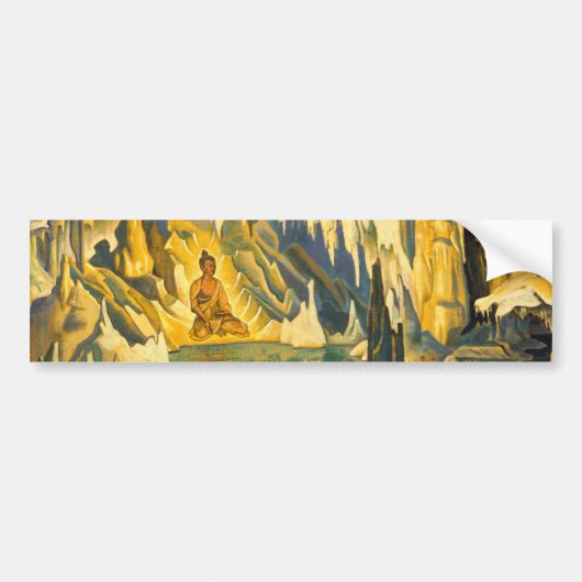 Buddha der Gewinner (buddhistische Kunst) (von Roe Autoaufkleber (Vorne)