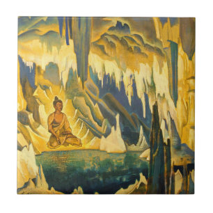 Buddha der Gewinner (buddhistische Kunst) (von Roe Fliese