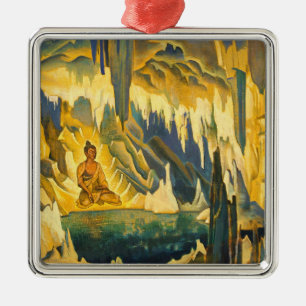Buddha der Gewinner (buddhistische Kunst) (von Roe Ornament Aus Metall