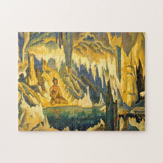 Buddha der Gewinner (buddhistische Kunst) (von Roe Puzzle (Horizontal)