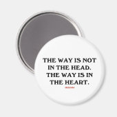 Buddha: Der Weg Magnet (Vorderseite/Rückseite)