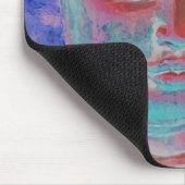 Buddha des gemalten Kaleidoskops Mousepad (Ecke)