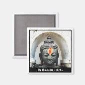 Buddha, Dharma, Sangha - Nepal Magnet (Vorderseite/Rückseite)
