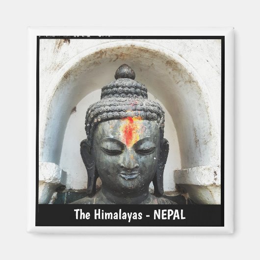Buddha, Dharma, Sangha - Nepal Magnet (Vorne)