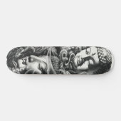 Buddha Dragon Krishna Prayer Deck Skateboard (Horizontal)