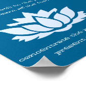 Buddha Dream Quote Inspiration Poster (Ecke)