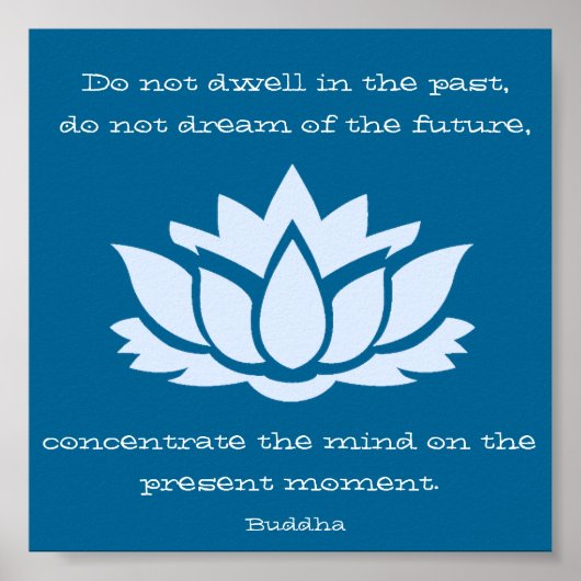 Buddha Dream Quote Inspiration Poster (Vorne)