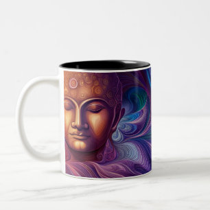 Buddha Dream — Zwei-Tone-Tasse Zweifarbige Tasse