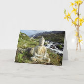 Buddha durch Stream Karte (Gelbe Blume)