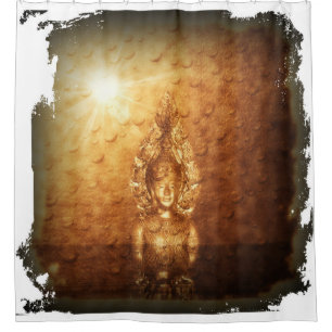 Buddha Duschvorhang
