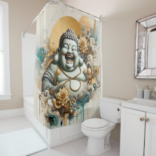 Buddha Duschvorhang